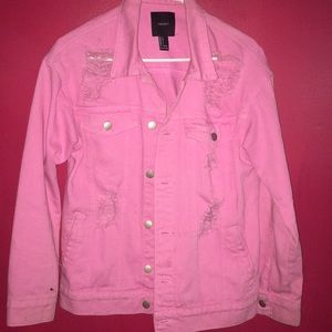 Stylish Pink Jean Jacket 💅🏽